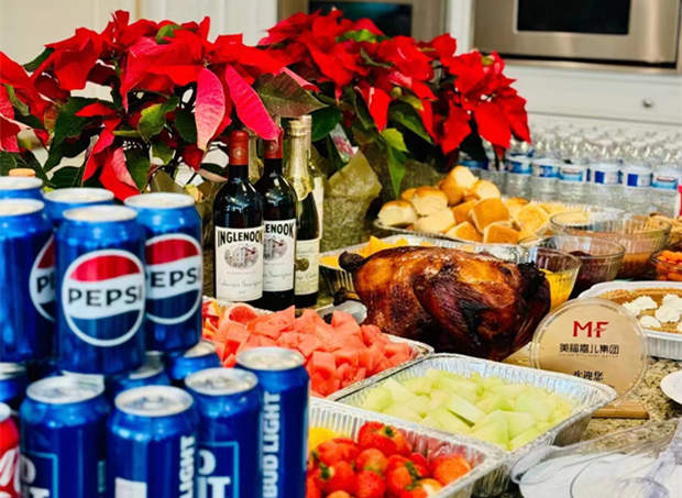 赴美生子生活|感恩節(jié)聚餐